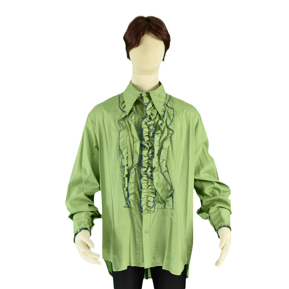 Camisa de los 70's con escarola