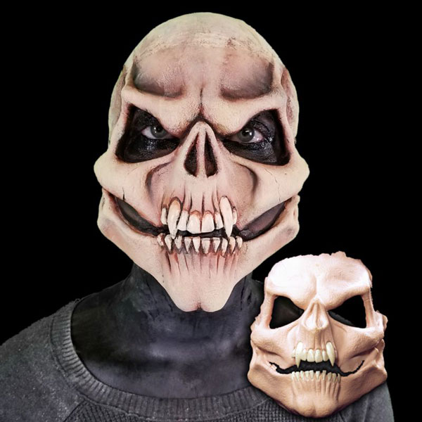 HD600-132 Prostético de foam calavera con colmillos