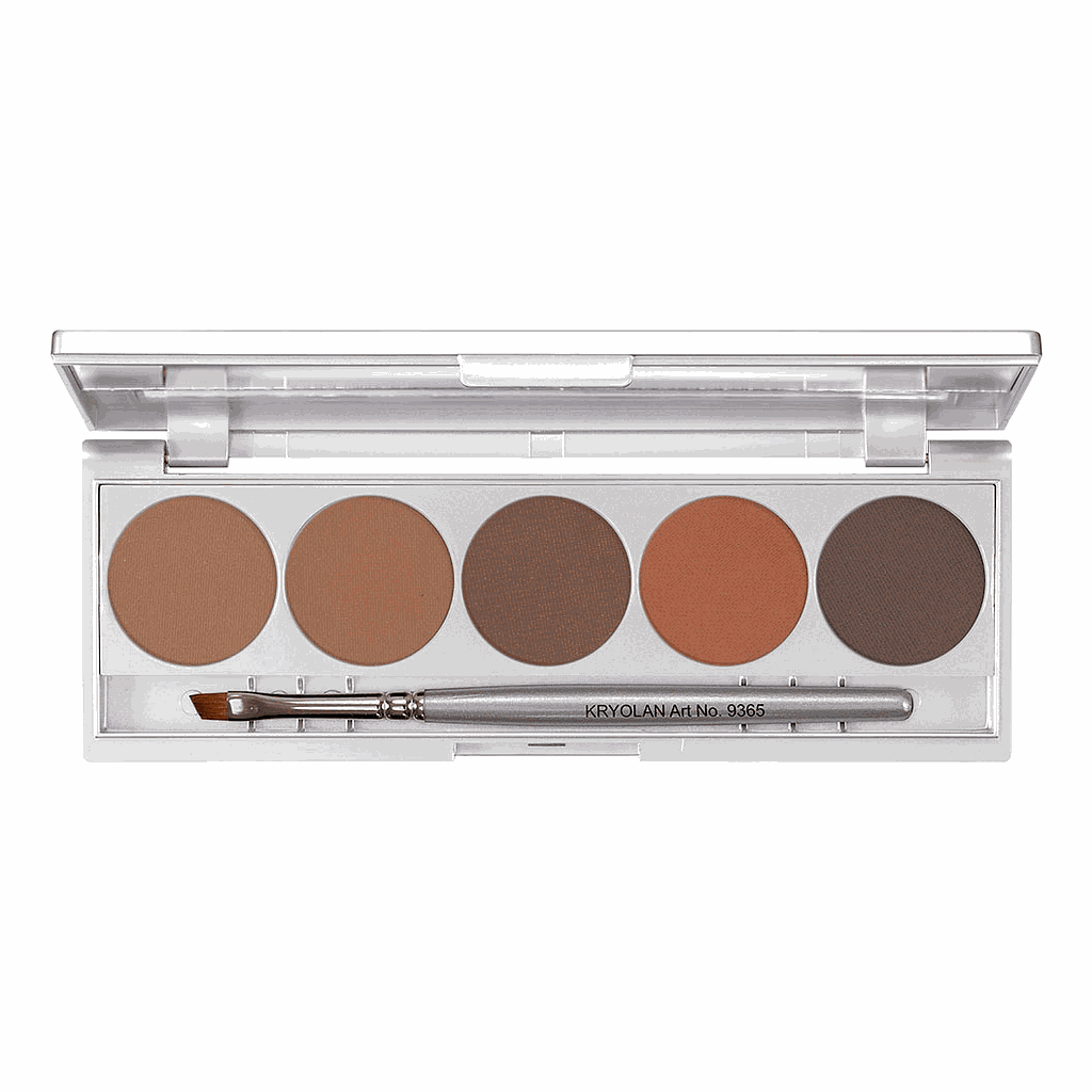 5355 Mini paleta de 5 sombras para cejas