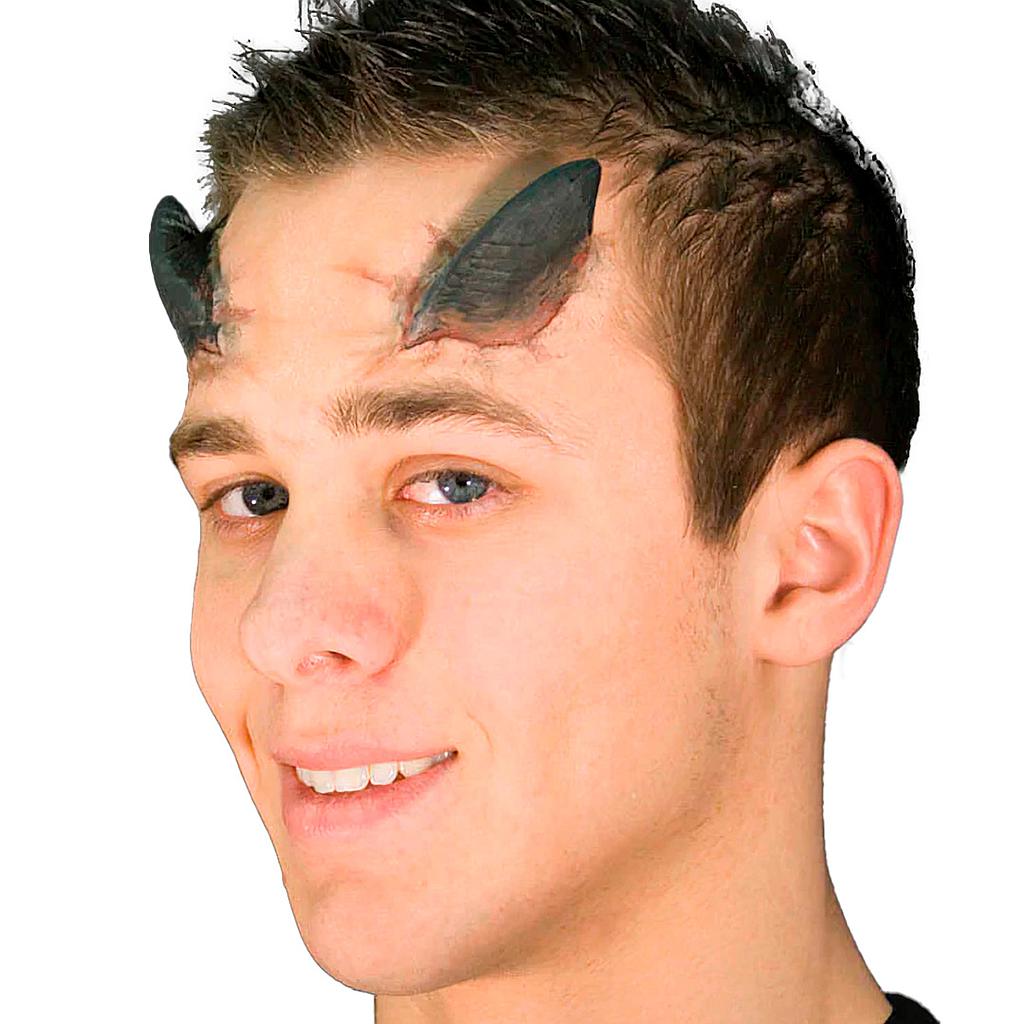 WO241 Prostético de Cuernos de Demonio (negro)