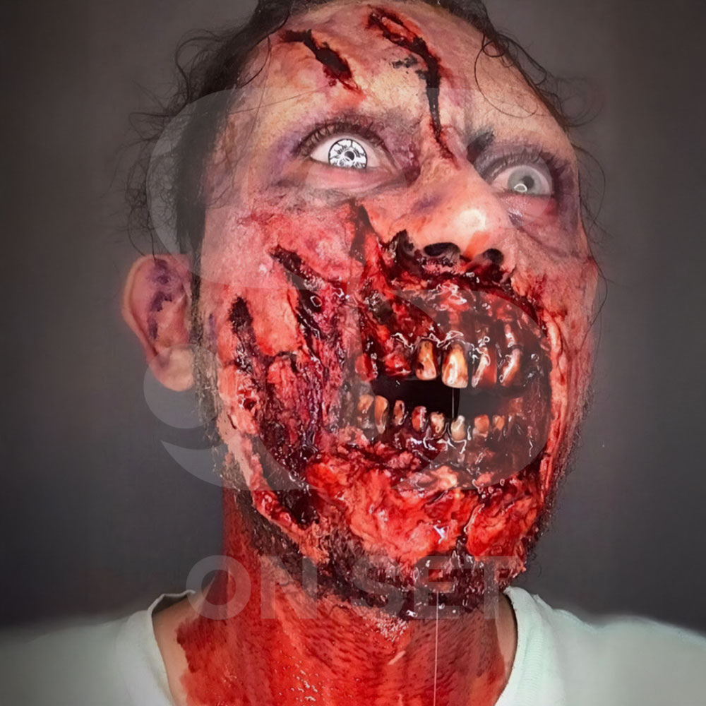 (ONSET) Prostético de Boca de Zombie Grande