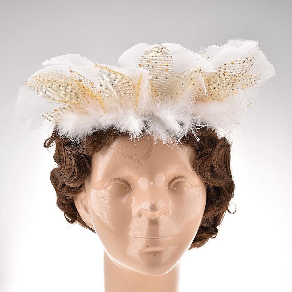 Tocado 20's Plumas Y Tul