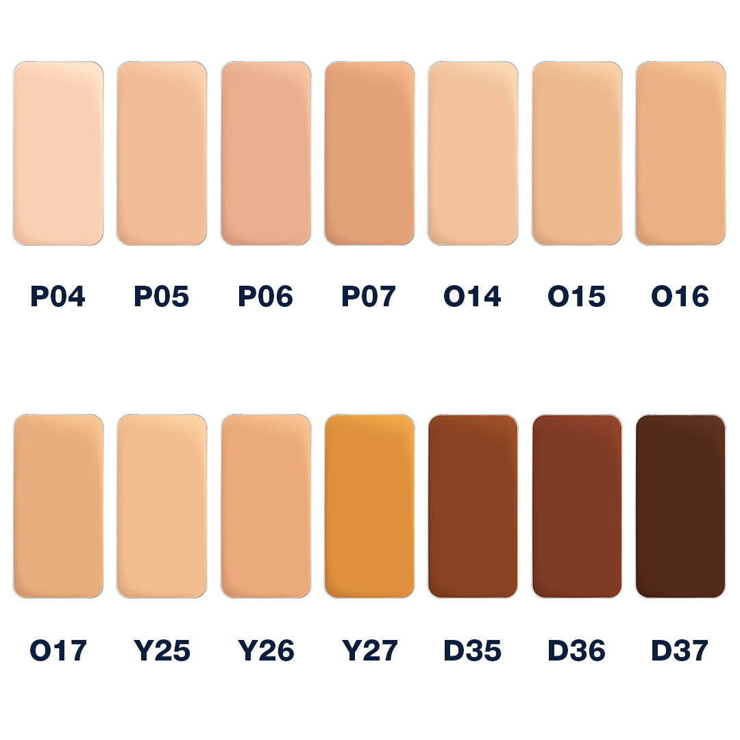 11008 Paleta Digital Complexion Cream Foundation 14 colores