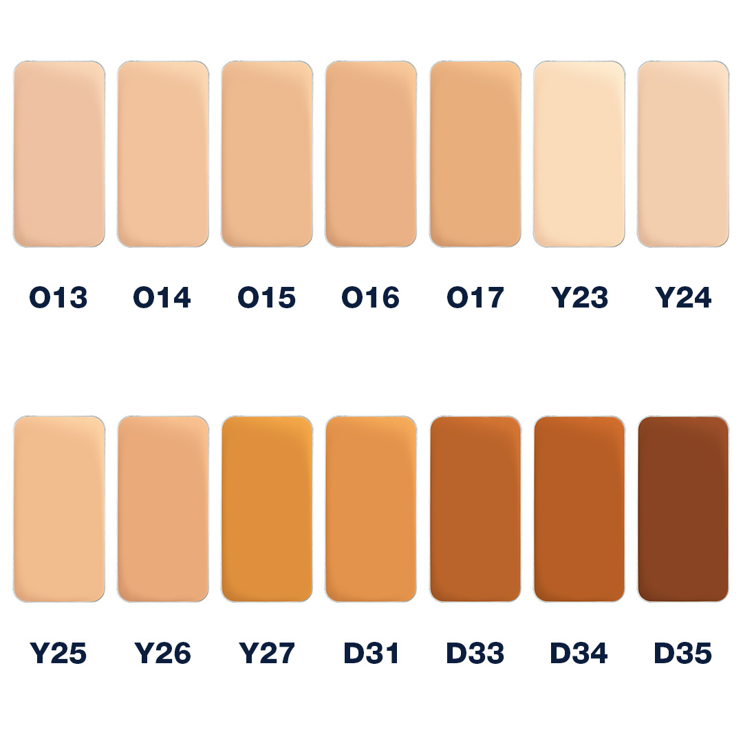 11008 Paleta Digital Complexion Cream Foundation 14 colores