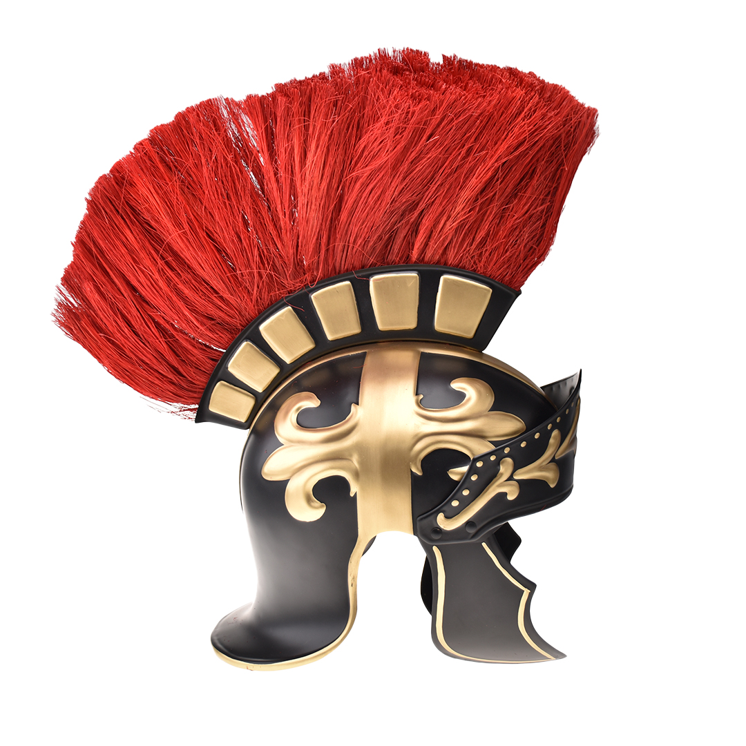 Casco Romano termoformado con crin