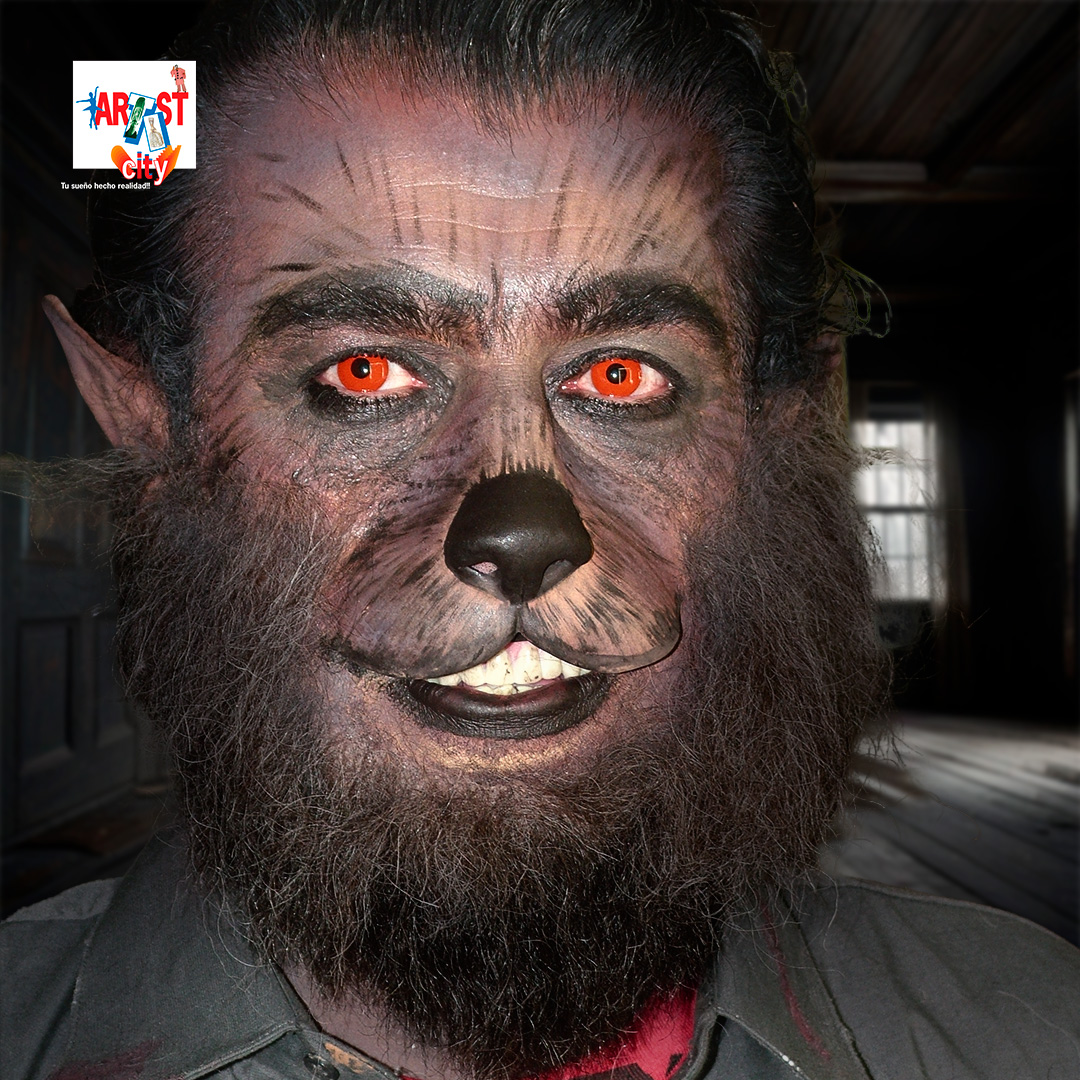 Kit Maquillaje de Hombre Lobo