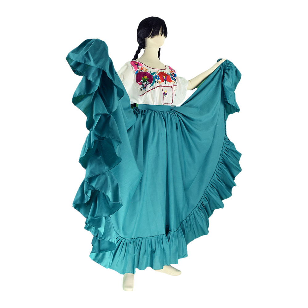 Falda de ensayo doble