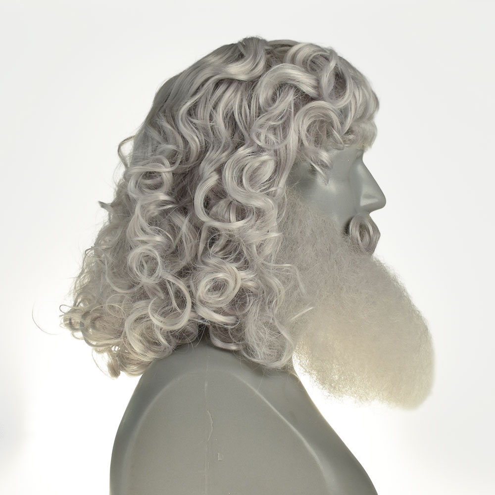 Peluca, barba, bigote y cejas de Santa Claus