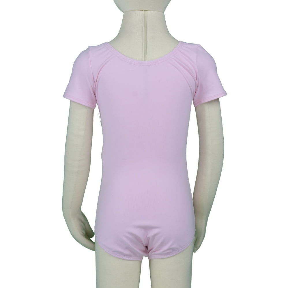 Leotardo para niña manga corta algodón