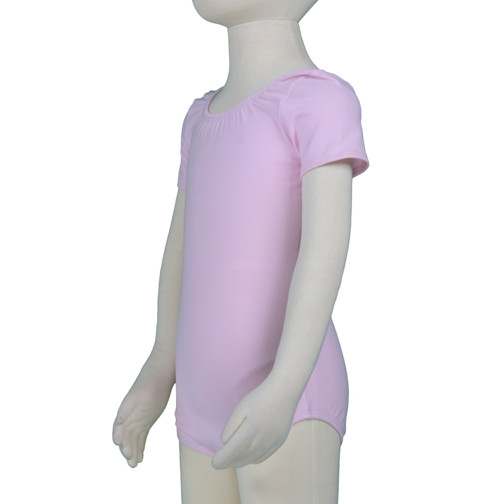 Leotardo para niña manga corta suplex