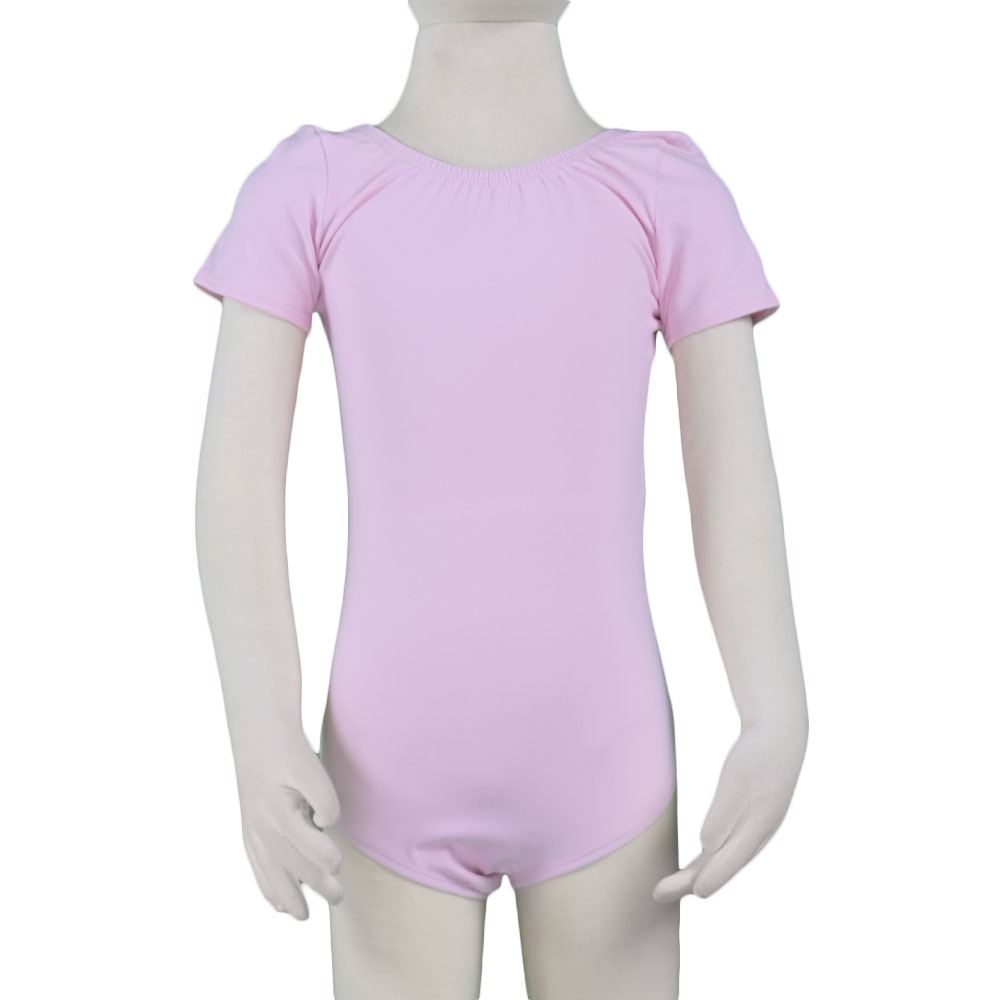 Leotardo para niña manga corta suplex