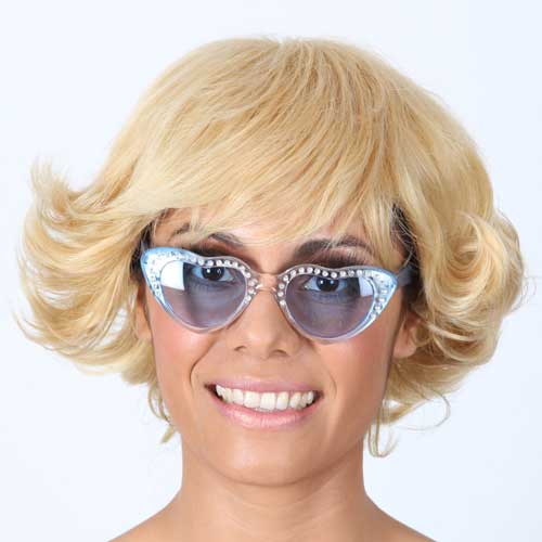 Lentes de corazón con pedrería