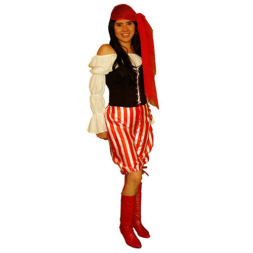 Pirata mujer con pantalón