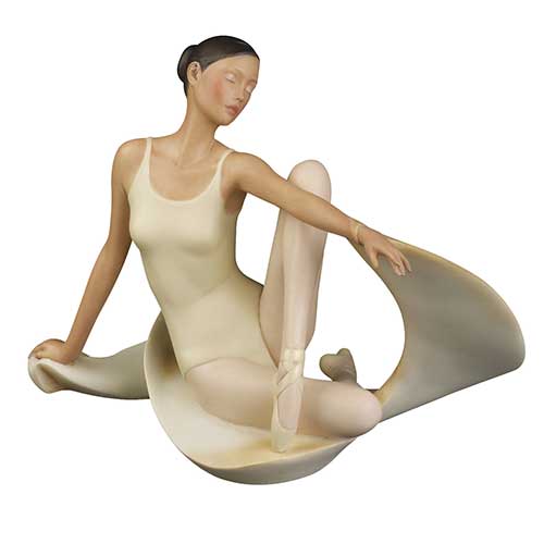 Figura de resina ballerina