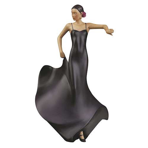 Figura de resina flamenco midnight