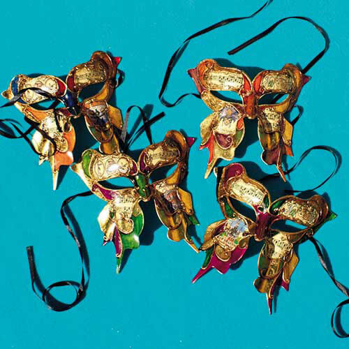 Máscara mariposa música