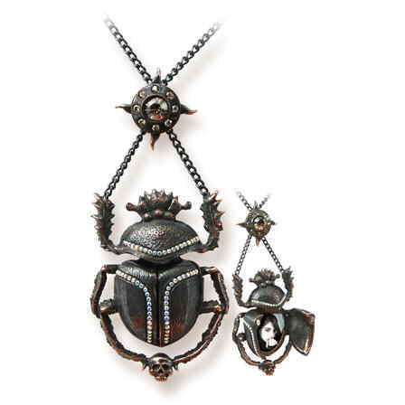P576 Collar de lujo escarabajo