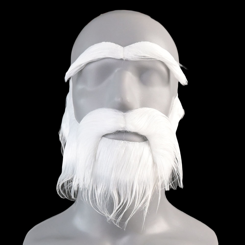 Barba, bigote y cejas para Papá Pitufo