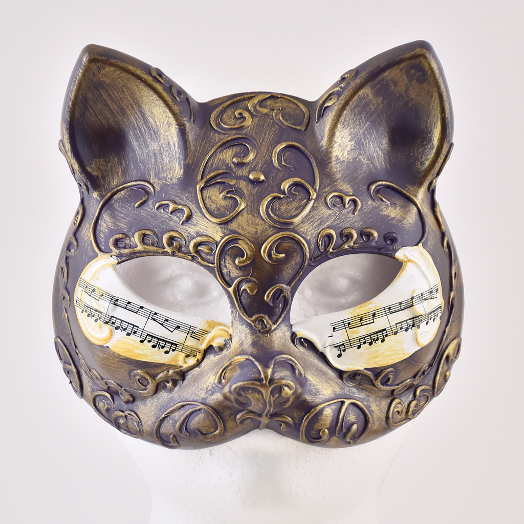 Máscara Veneciana de Gato Mod. 001PUG