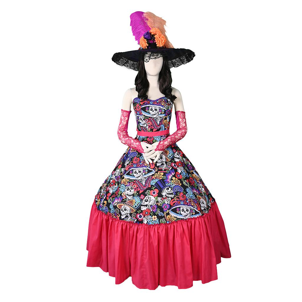 Catrina Tradicional Fucsia