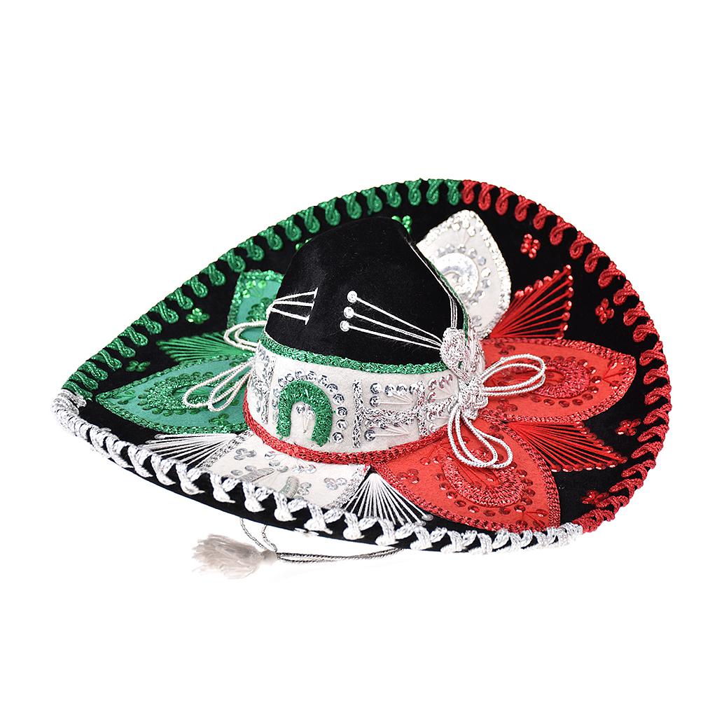 Sombrero Charro Infantil Color Mostaza con Oro main image 0