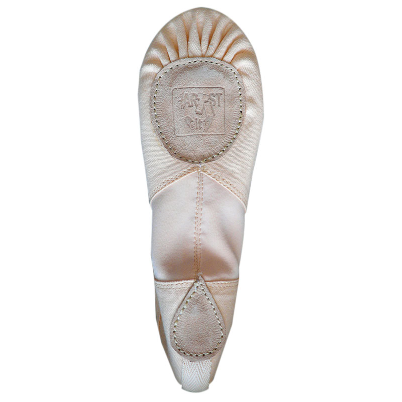 Zapatilla de media punta split en lona 1