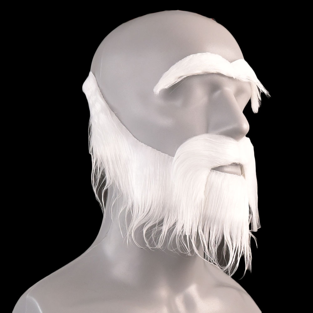 Barba, bigote y cejas para Papá Pitufo