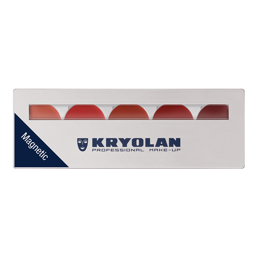 1215 Set de labiales de 5 colores (estuche magnético)