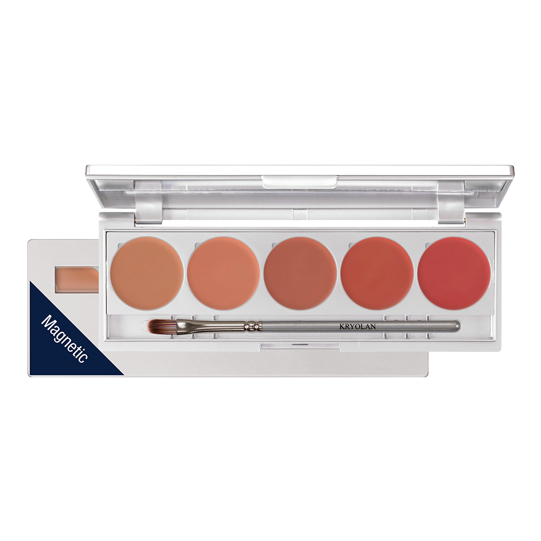 1215 Set de labiales de 5 colores (estuche magnético)