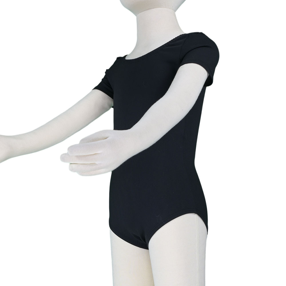 Leotardo para niña manga corta suplex