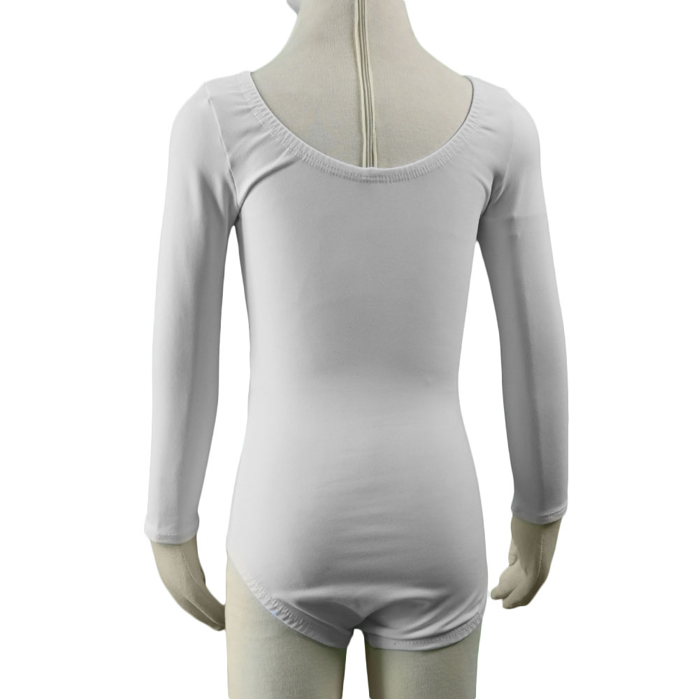 Leotardo para niña manga larga algodón